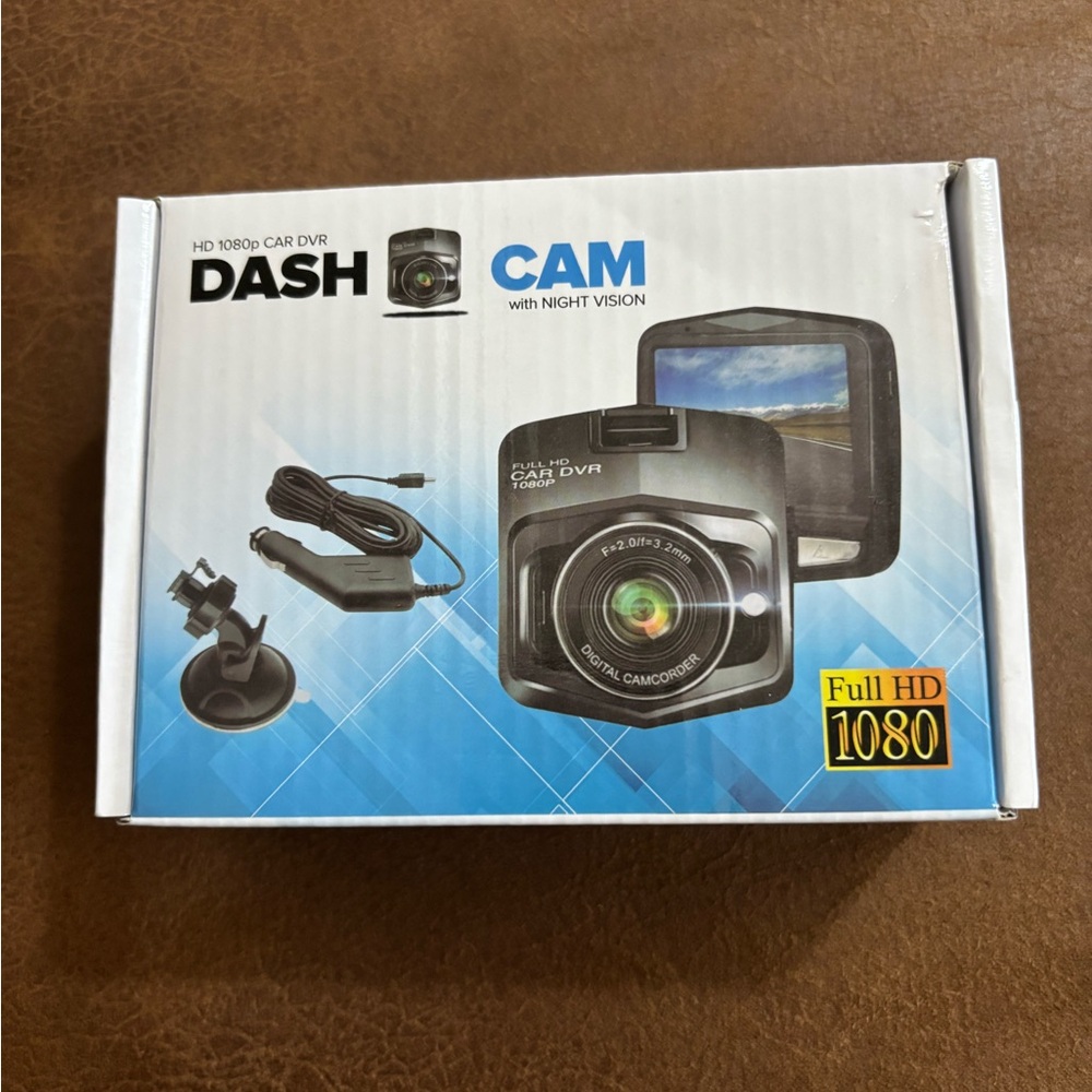 Dash Cam with Night Vision and Full HD 1080